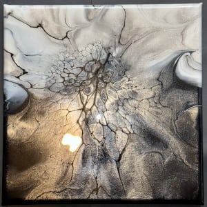 Upside Down Bloom by Pourin’ My Heart Out - Fluid Art by Angela Lloyd