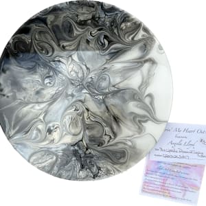 The Upside Down 12” Lazy Susan by Pourin’ My Heart Out - Fluid Art by Angela Lloyd
