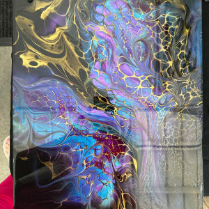 Celestial Beauty Tree of Life by Pourin’ My Heart Out - Fluid Art by Angela Lloyd 