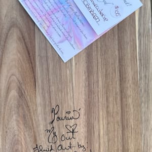 Raina 16” Charcuterie Board by Pourin’ My Heart Out - Fluid Art by Angela Lloyd 