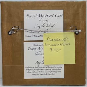 Amethyst by Pourin’ My Heart Out - Fluid Art by Angela Lloyd 