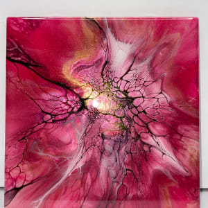 6"x6" Tiles- Assorted by Pourin’ My Heart Out - Fluid Art by Angela Lloyd 