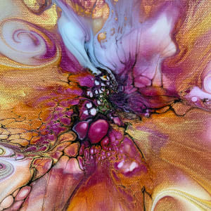 Cranberry Bliss by Pourin’ My Heart Out - Fluid Art by Angela Lloyd 