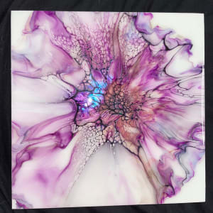 Chrysanthemum by Pourin’ My Heart Out - Fluid Art by Angela Lloyd 
