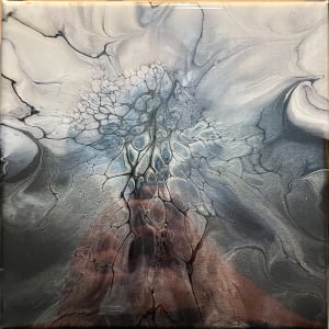 Upside Down Bloom by Pourin’ My Heart Out - Fluid Art by Angela Lloyd 