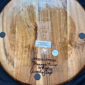 Stranger Things 13” Wood Platter by Pourin’ My Heart Out - Fluid Art by Angela Lloyd 