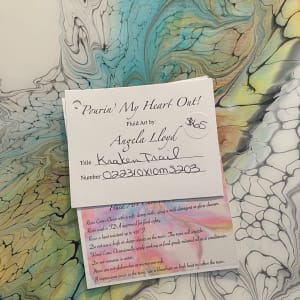 Kraken Trail by Pourin’ My Heart Out - Fluid Art by Angela Lloyd 