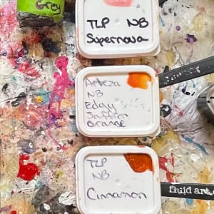 Hidden Monarch by Pourin’ My Heart Out - Fluid Art by Angela Lloyd 