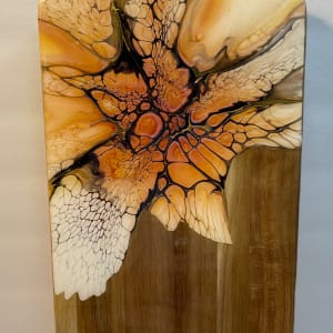 Supernova Autumn Charcuterie Board by Pourin’ My Heart Out - Fluid Art by Angela Lloyd 