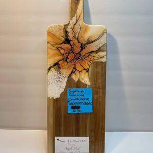 Supernova Autumn Charcuterie Board by Pourin’ My Heart Out - Fluid Art by Angela Lloyd 