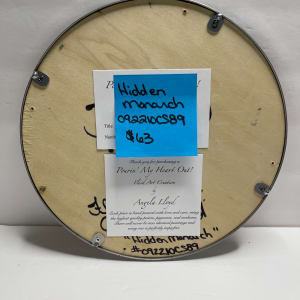 Hidden Monarch by Pourin’ My Heart Out - Fluid Art by Angela Lloyd 