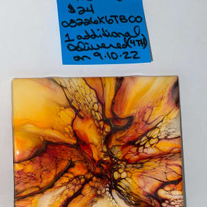 6"x6" Tiles- Assorted by Pourin’ My Heart Out - Fluid Art by Angela Lloyd 