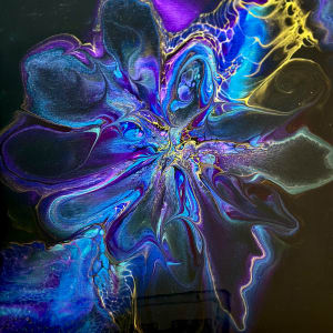 Celestial Beauty Swipe & Bloom by Pourin’ My Heart Out - Fluid Art by Angela Lloyd