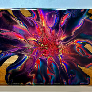 Majesty 18” Charcuterie by Pourin’ My Heart Out - Fluid Art by Angela Lloyd