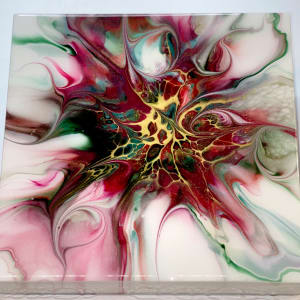 Christmastime 10X10 by Pourin’ My Heart Out - Fluid Art by Angela Lloyd 