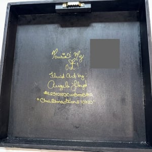 Christmastime 10X10 by Pourin’ My Heart Out - Fluid Art by Angela Lloyd 