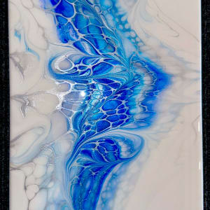 Tekhelet Swipe by Pourin’ My Heart Out - Fluid Art by Angela Lloyd 