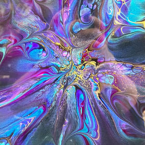 Celestial Beauty Swipe & Bloom by Pourin’ My Heart Out - Fluid Art by Angela Lloyd 