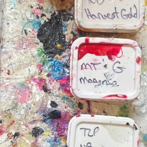 Stranger Things Rectangular Platter by Pourin’ My Heart Out - Fluid Art by Angela Lloyd 