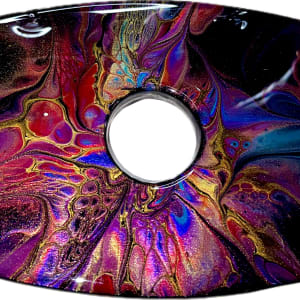 Majesty Small Wine Caddy by Pourin’ My Heart Out - Fluid Art by Angela Lloyd