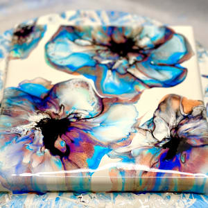 First Blooms by Pourin’ My Heart Out - Fluid Art by Angela Lloyd 