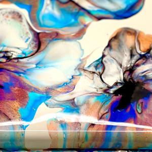 First Blooms by Pourin’ My Heart Out - Fluid Art by Angela Lloyd 