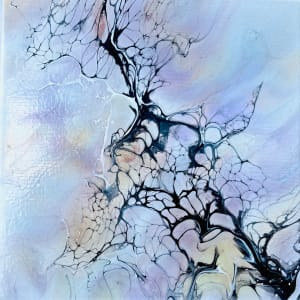Iridescent Lace by Pourin’ My Heart Out - Fluid Art by Angela Lloyd 