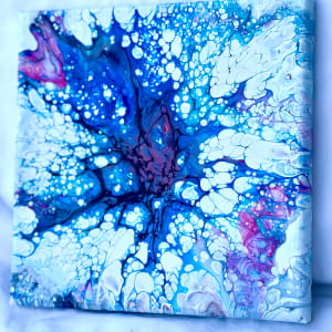 Cloud Burst by Pourin’ My Heart Out - Fluid Art by Angela Lloyd 