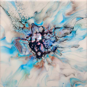 Mystic Bloom by Pourin’ My Heart Out - Fluid Art by Angela Lloyd 