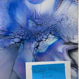 Call Me Iris by Pourin’ My Heart Out - Fluid Art by Angela Lloyd 