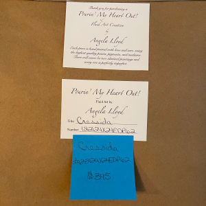 Cressida by Pourin’ My Heart Out - Fluid Art by Angela Lloyd 