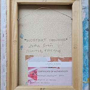 *INDISTINCT SHOUTING* by Lotta Sirén 