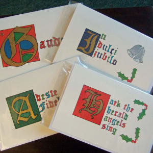 Hark The Herald Angels - Hand Finished Greetings Card by Bob Walsh #3 by Bob Walsh  Image: Hark The Herald Angels - Hand Finished Greetings Cards by Bob Walsh