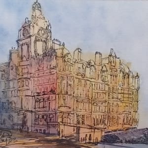 Balmoral Hotel Edinburgh by Sandy McCurdy