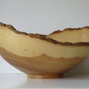 Natural Edge Ash bowl by Arun Radysh-Haasis