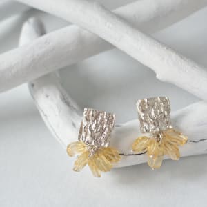 Fawn Cluster Studs (Citrine) by Nicola Reed