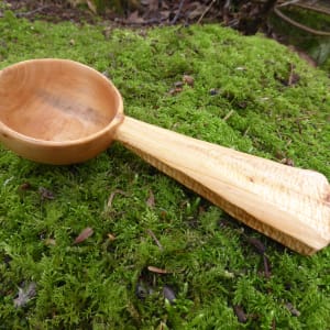 Alder coffee spoon by Hugh Marshall Fearn