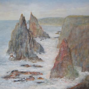 Sea Stacks At Duncansbay Head, John O'Groats by Robert Lawrie Reid