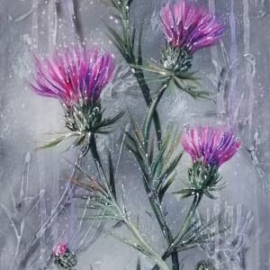 Scottish thistle by Tetiana Polonska