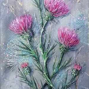 Thistles of the Highland Spirit by Tetiana Polonska