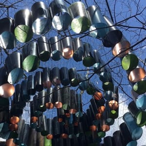 Studios Without Walls by Bette Ann Libby  Image: Beyond Boundaries: Sky’s the Limit, 2018 Chestnut Hill Square