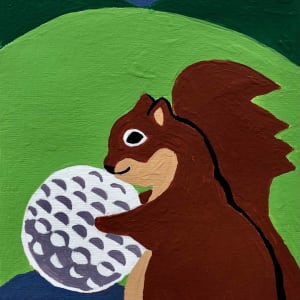 3rd Hole at The Country Club & TCC Squirrel by Bette Ann Libby  Image: The Country Club Squirrel 