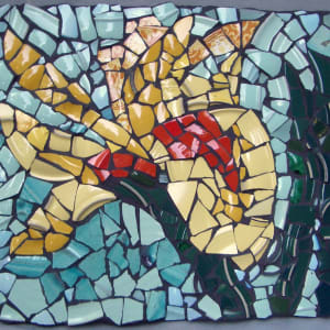Community Mosaics by Bette Ann Libby  Image: Mosaic Flowers, Boston Children's Hospital, Boston, MA