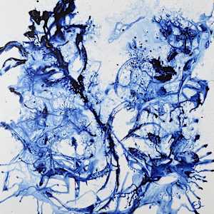 Painted Wings (In Indigo) by Ellen Hathaway, Image 2.