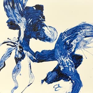 Firmly Rooted (in Ultramarine Deep) by Ellen Hathaway