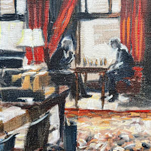 Chess (Sketch) by Sharon Rusch Shaver, Image 2.