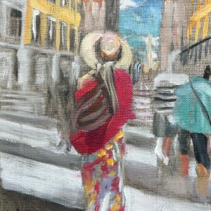 The Arrival (Sketch) by Sharon Rusch Shaver
