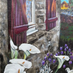 Lilies in France by Sharon Rusch Shaver