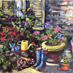 Plein Spring Greenhouse by Sharon Rusch Shaver