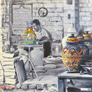 Talefero Pottery by Sharon Rusch Shaver